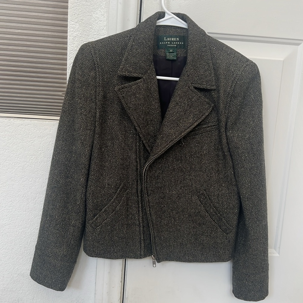 RALPH LAUREN TAILORED JACKET - 
100% WOOL.